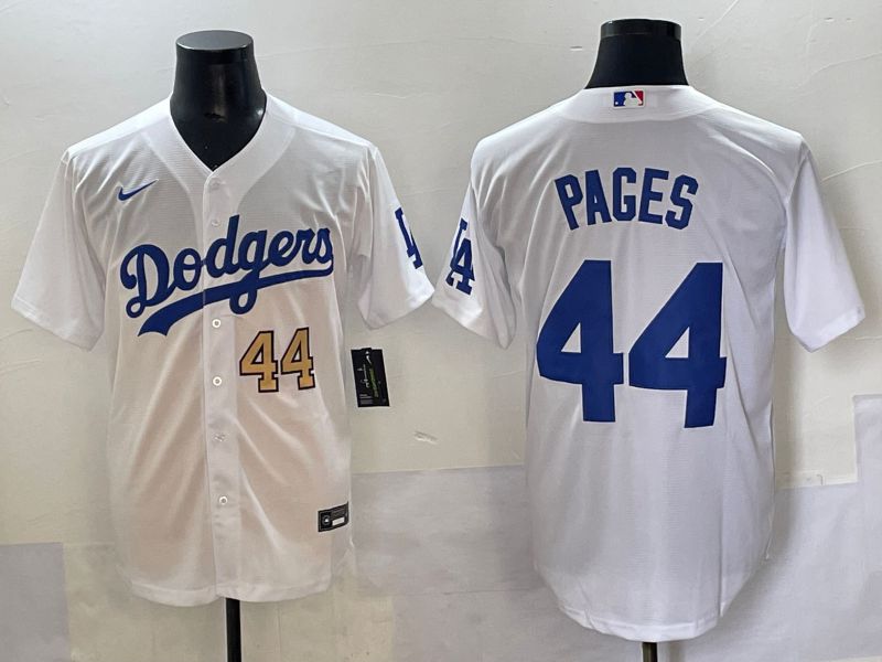 Men 2025 Los Angeles Angels #44 Pages White Game Nike MLB Jersey style 4->los angeles angels->MLB Jersey